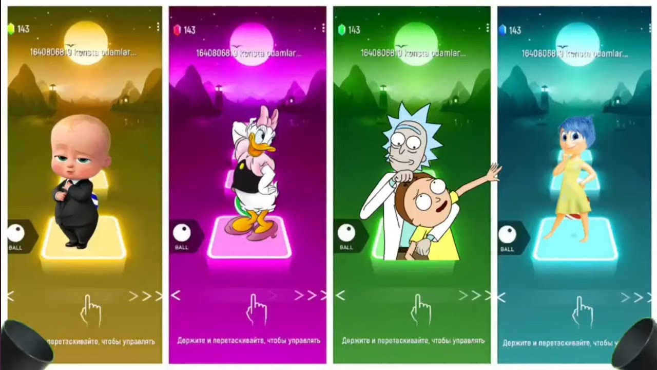 🌈🎬 Ultimate Cartoon Hop Show 💫 | Dance Tiles