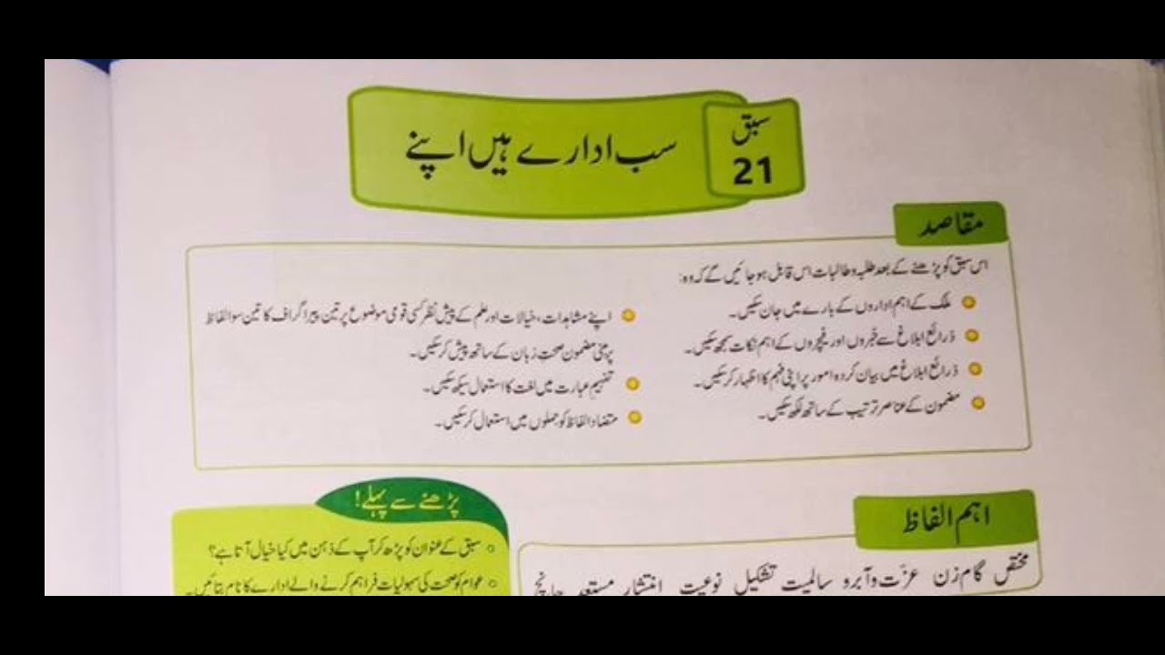 Prof Ma Raza Afaq sun series new course urdu class 7th page no 118 page no 119 ...