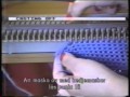 Instructions pour machine  tricoter