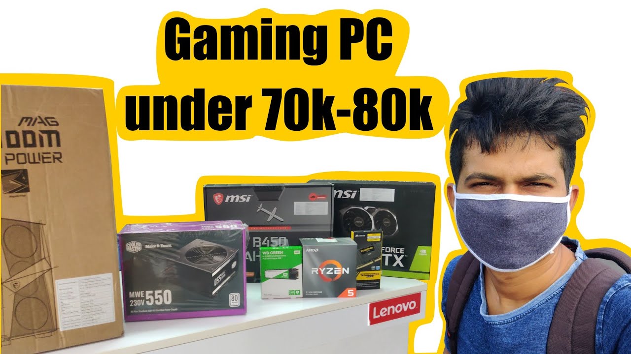 Curved Best Gaming Pc Setup Under 80000 for Small Bedroom