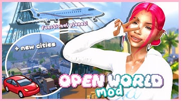 this mod makes the sims 4 OPEN WORLD 🌍 | aviodora mod review | the sims 4