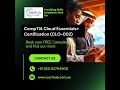 CompTIA Cloud Essentials+ Certification (CLO-002) from CertHub