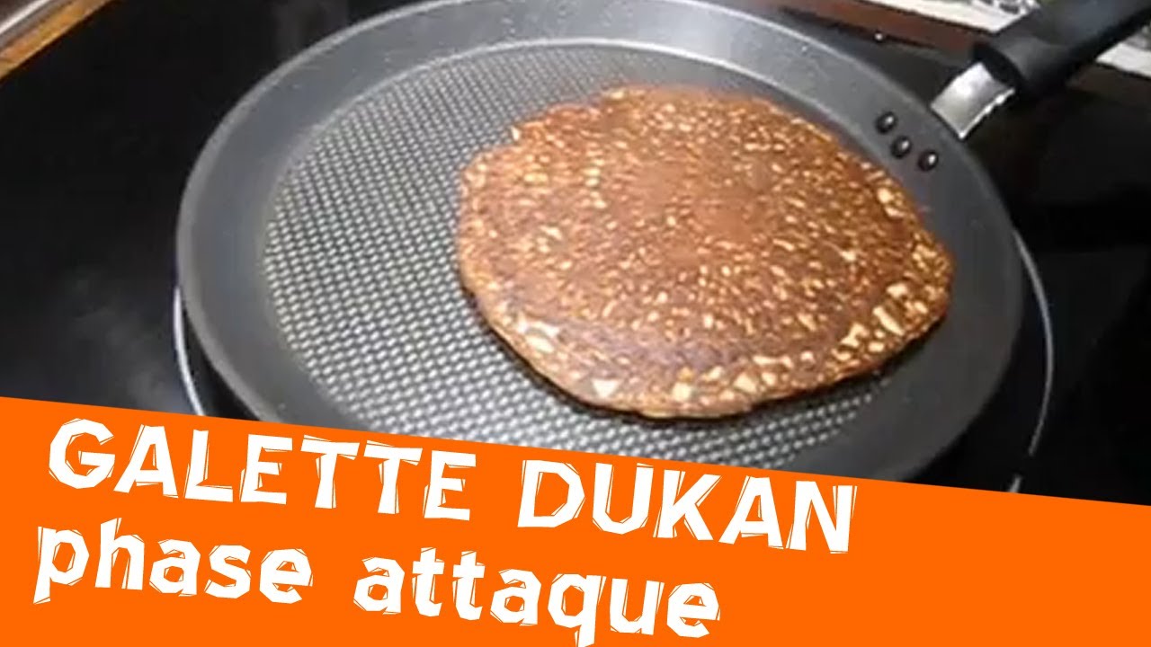 Dukan diet attack phase galette (pancake) recipe 