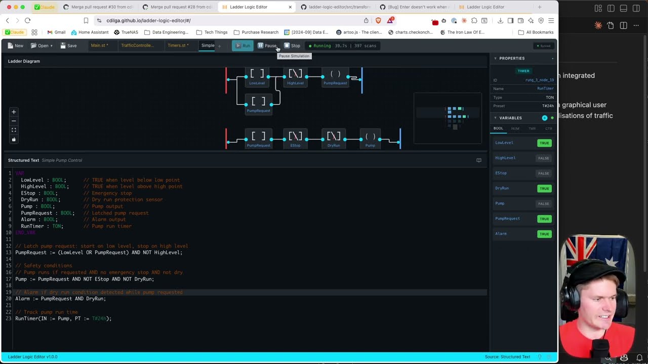 Ettyページ IEC 61131 Language Editor Programming