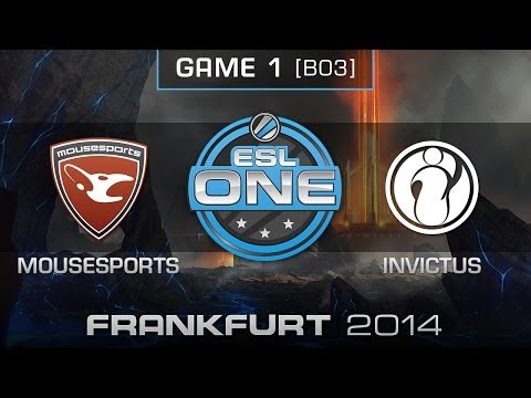 mousesports vs. Invictus Gaming - Quarterfinals Map 1 - ESL One Frankfurt 2014 - Dota 2