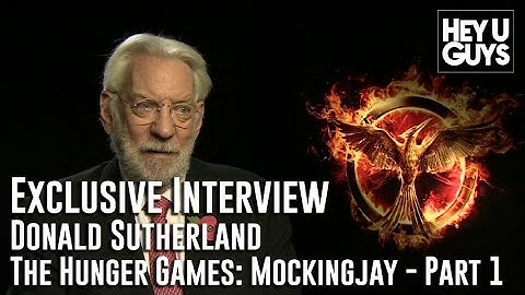 Donald Sutherland Interview - The Hunger Games: Mockingjay - Part 1