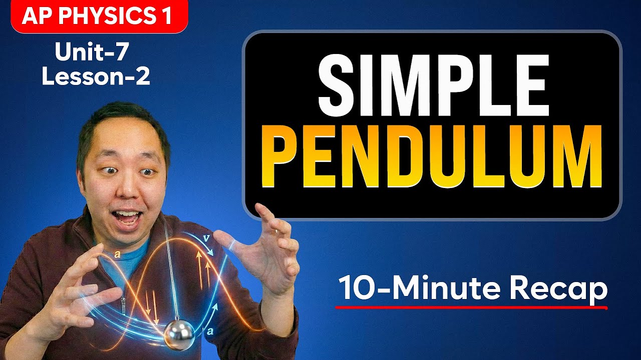 Simple Pendulum Explained | AP Physics 1 - Unit 7 Lesson 2 - YouTube