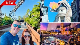 Florida May 2023 DAY 2 Hagrids, Velocicoaster, Shopping Mall & Planet Hollywood Disney Springs!