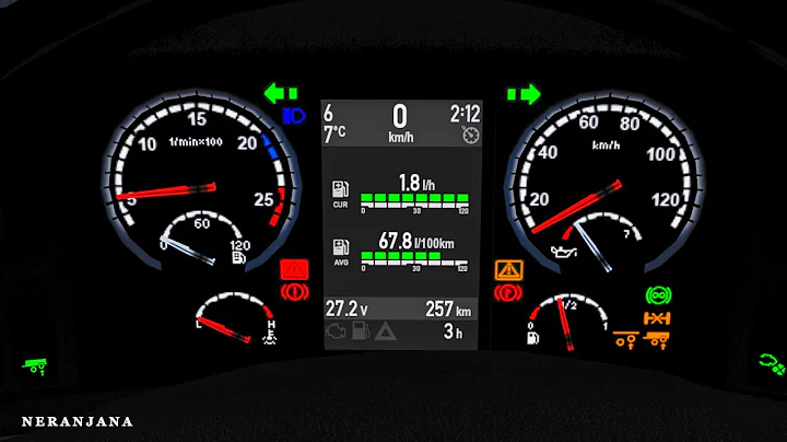 Scania R & Streamline onboard computer | ETS2 Mods v1.39 *RJL Scania*