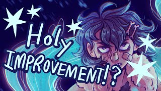Redrawing my first ever YouTube video??? || Nico di Angelo from PJO