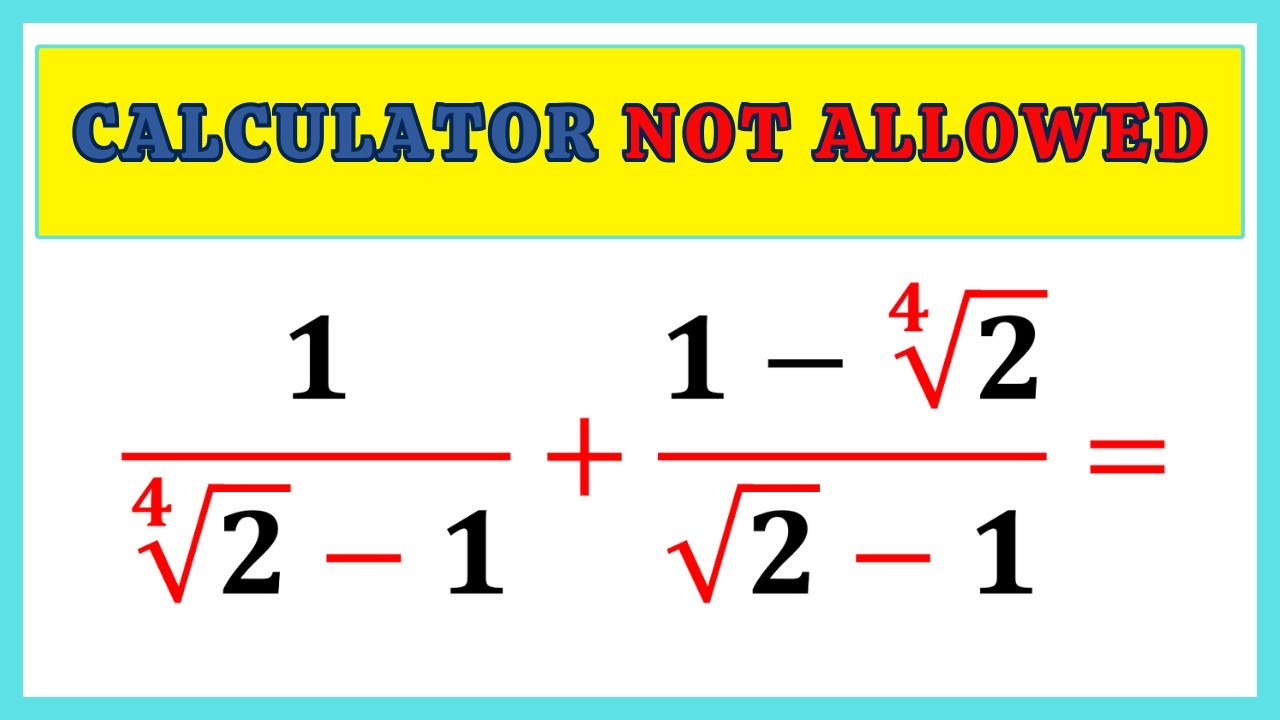 Amazing Math Problem | can you solve with Calculator - YouTube