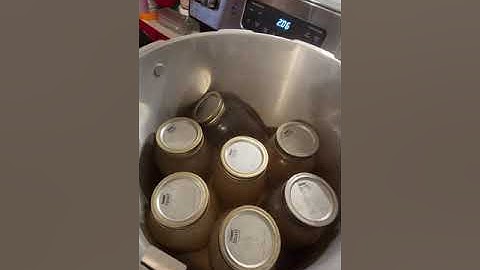 Broken jar! ALWAYS inspect your jars before canning...