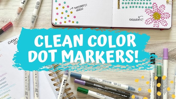 Zig Clean Color Dot Pens Review - The Happy Ever Crafter