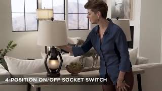Horace Rustic Farmhouse Table Lamps