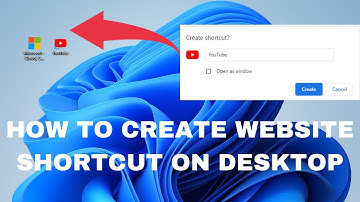 How to create Website Shortcut on Desktop!?