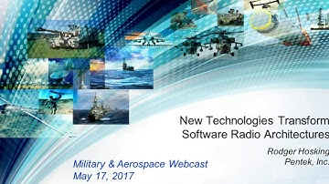 New Technologies Transform Software Radio Architectures
