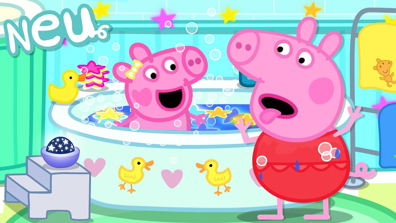 Peppa-Wutz-Geschichten 🛁 Zeit fürs Baden 🫧 Videos für Kinder