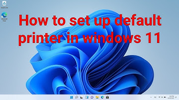 How to set up default printer in windows 11