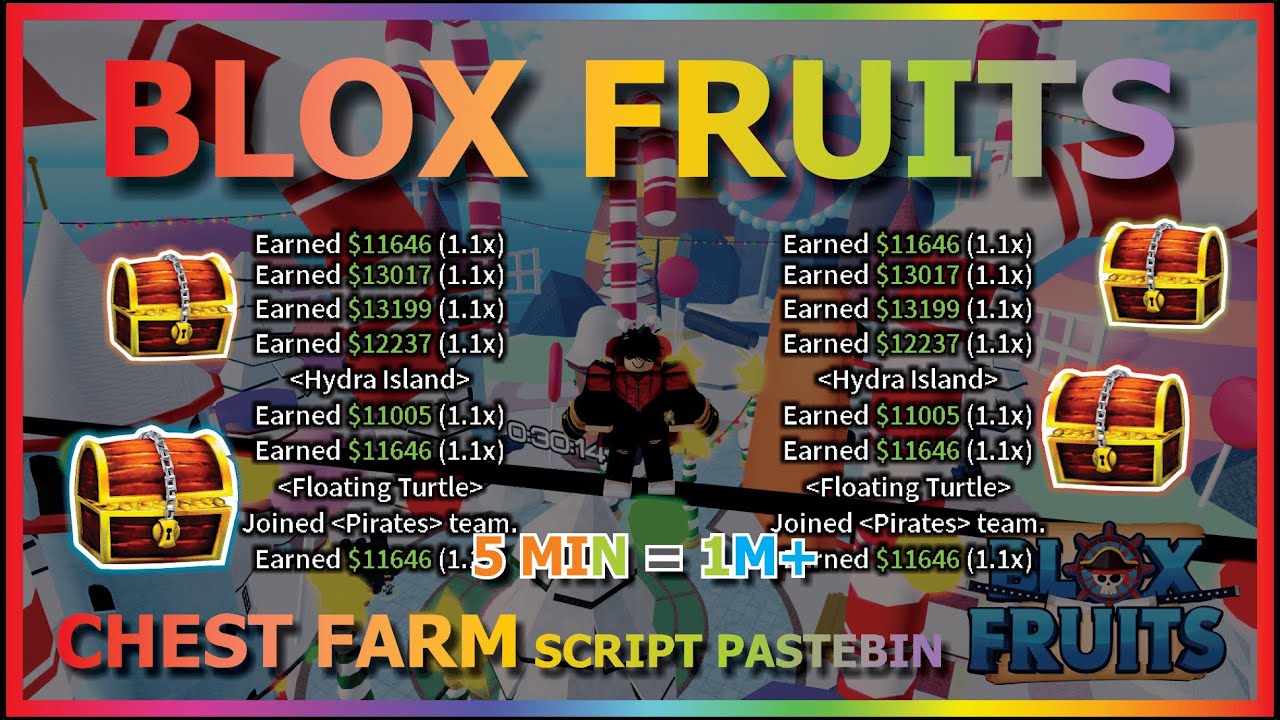 BLOX FRUITS Script Mobile AUTO FARM UPDATE 17 PART 2 (WORK AUTO RAID) 🔥🔵  