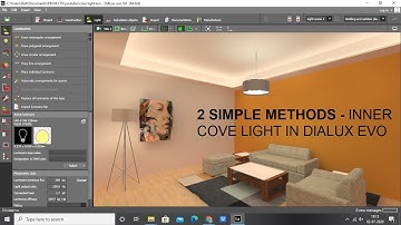 DIALUX EVO : 2 SIMPLE METHODS TO MAKE INNER COVE LIGHT