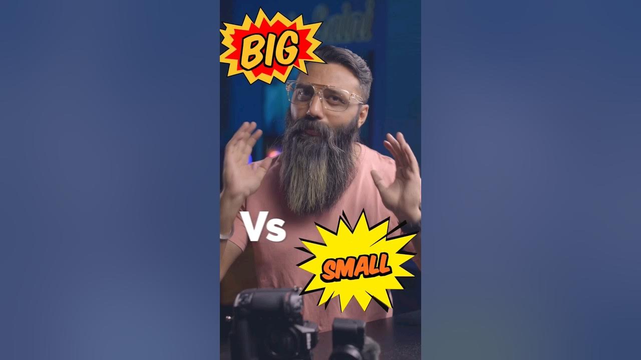 Big Censor vs Small Sensor learnphotographyinhindi 