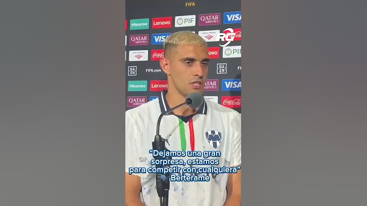 "Dimos una gran sorpresa" 🗣: Berterame. #rayados os #MundialdeClubes