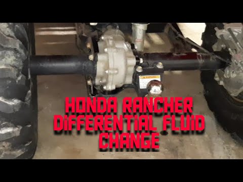 Video: Hoeveel olie verg 'n 2017 Honda Rancher?
