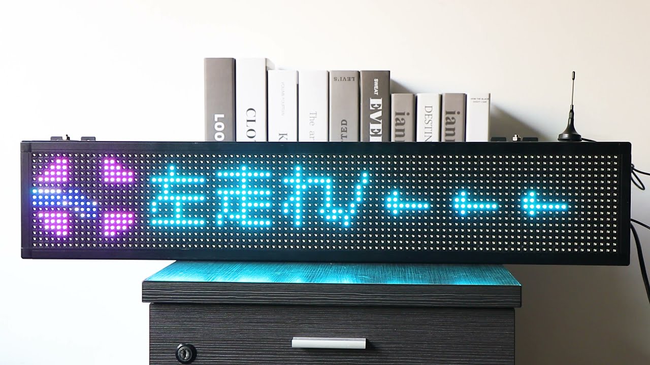 Bestes digitales LED-Schild für die Verwendung an der Heckscheibe