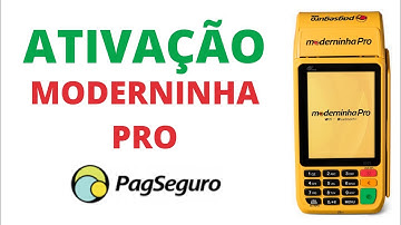 Como Configurar Moderninha Pró PagSeguro 2021
