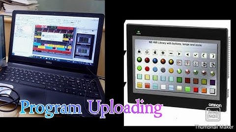 Omron HMI program uploading