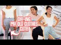 DIY'ing Old Clothes into CUTE TRENDY Clothes!