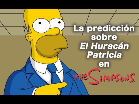 Los Simpsons predijeron la llegada del huracán Patricia a México