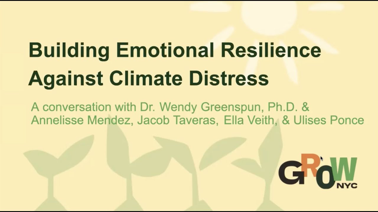 Climate Distress Roundtable and Resources