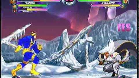 MvC2 Online (360): Brett (MSCharlie) vs FuzzyMooChicken (Chun/Cyke/Col) 7 .:12.18.09:.