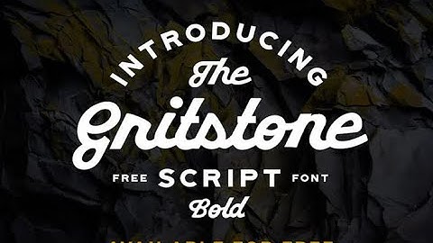How to Download and Install Gritstone Script Font Free Download #font #trending