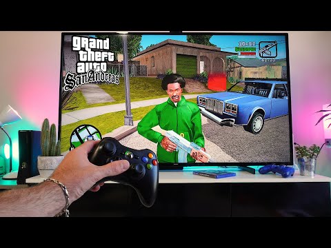Testing GTA: San Andreas HD On The XBOX 360- POV GAMEPLAY TEST (4K HDR TV)