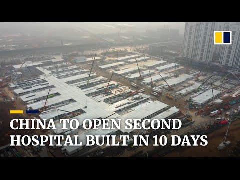 china-to-open-second-coronavirus-hospital-built-in-10-days,-with-more-beds-than-first