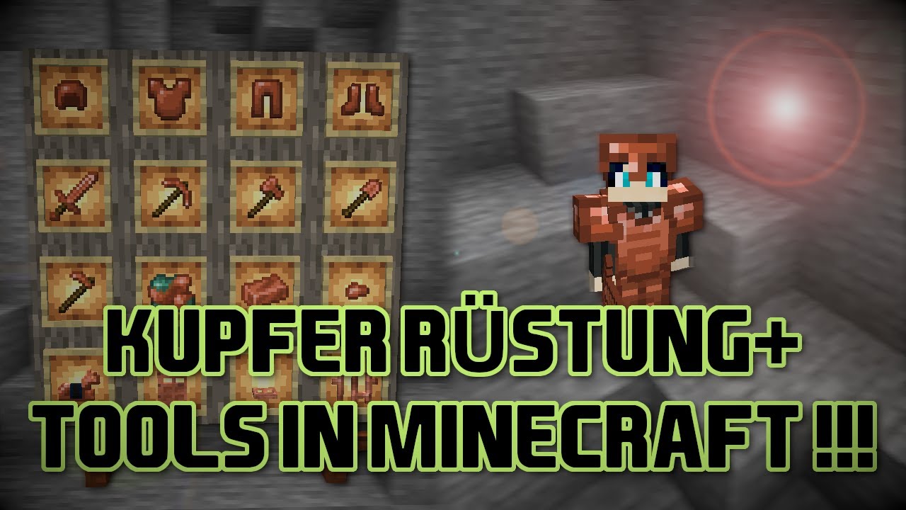 Was Kann Man Mit Kupfer In Minecraft Machen 🤩KUPFER RÜSTUNG + TOOLS IN MINECRAFT🤩 - YouTube