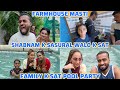 FARMHOUSE POOL PARTY | SHABNAM K SASURAL WALO K SAT ENJOY | THAND SE HALAT KHARAB😓 #shafiqueaasifa