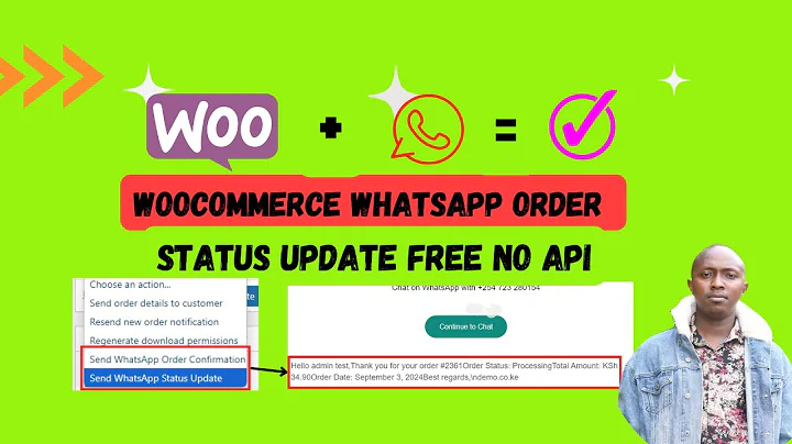 How to Send WooCommerce Order Notifications on WhatsApp without API FREE