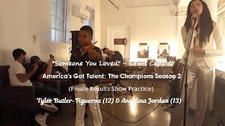 Download Lagu Someone You Loved -Lewis Capaldi- #AGTChampions S2 - Tyler Butler-Figueroa Violinist Angelina Jordan MP3