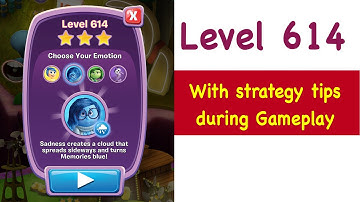 Inside Out Thought Bubbles Level 614 Tips and Strategy Gameplay Walkthrough Youtube No Boosters