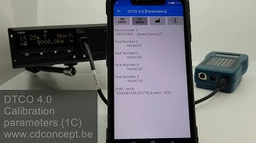 Tachograph programmer CD400 and CD400 App - Setting 1C parameters on DTCO 4.0