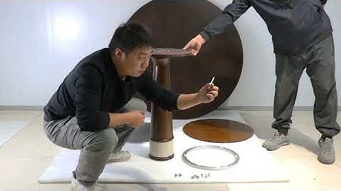 ND6382 木圆桌 安装视频