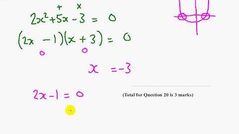 Edexcel  GCSE Maths Modular Higher   Unit 3   March 2012   Q20