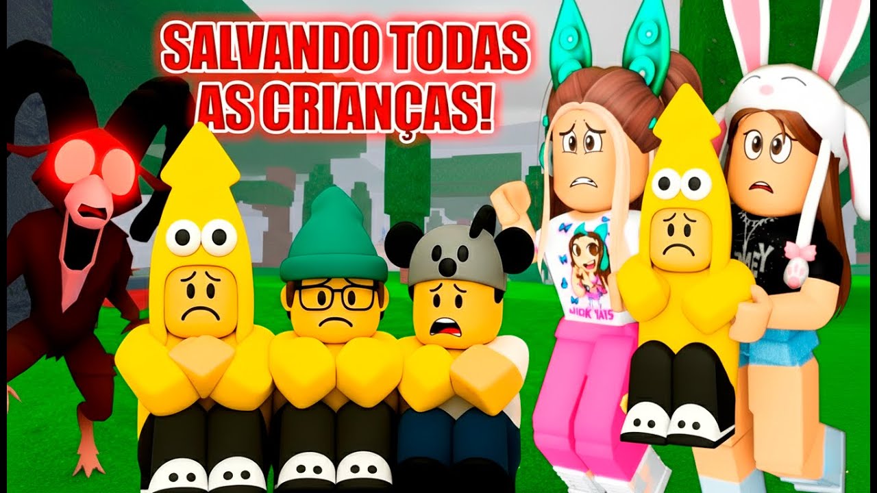 SALVAMOS TODAS AS CRIANÇAS EM 99 NOITES na FLORESTA - Roblox [🦉] 99 noites na floresta 🔦