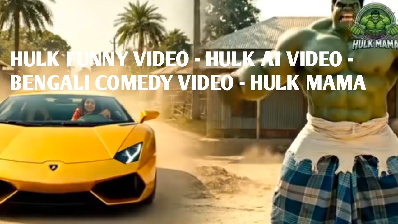 HULK FUNNY VIDEO - HULK AI VIDEO - BENGALI COMEDY VIDEO - HULK MAMA