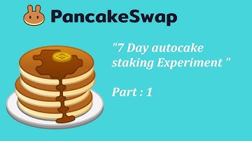 The auto cake experiment