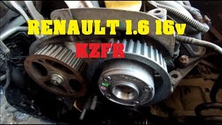 Motoryzacja ] Megane 2 1.6 16V Wymiana Kzfr ( Koło Zmiennych Faz Rozrządu ) - Youtube