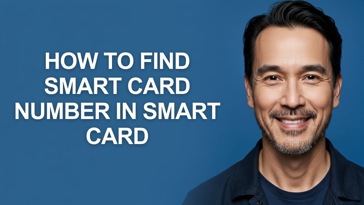 Smartcard Number How to Find Smart Card Number in Smart Card - KevinHowTo - YouTube